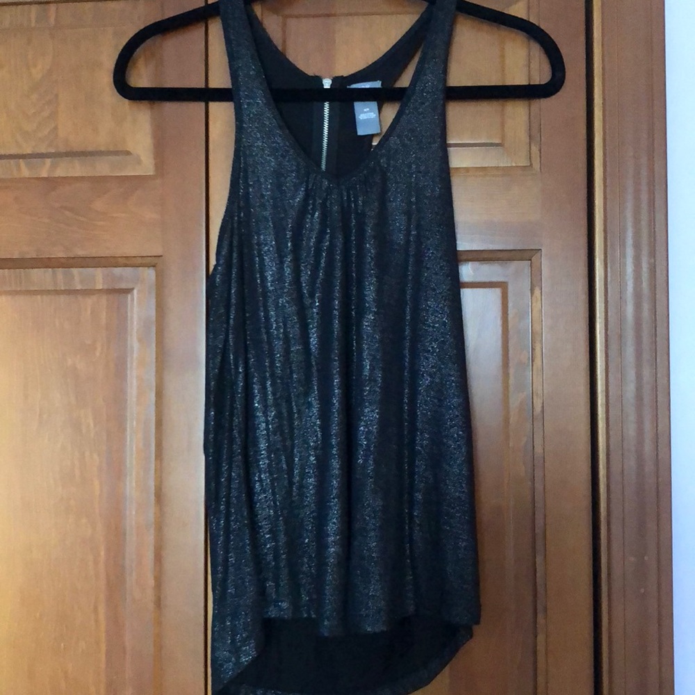 Black Sparkly Tank Top